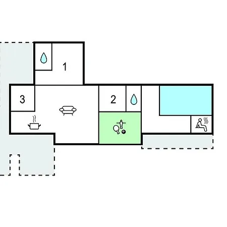 度假居 Awesome In With Sauna Millinge